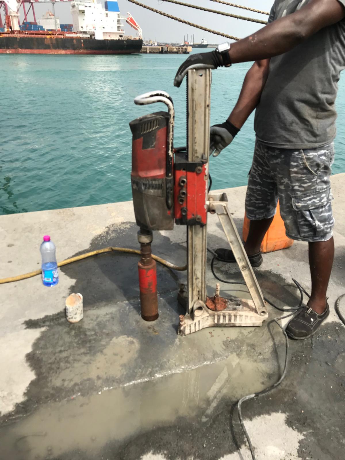 Gusset plate installation 8